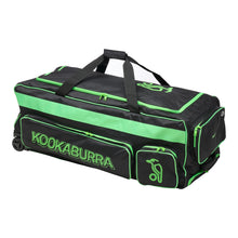 Load image into Gallery viewer, Kookaburra Pro 1.0 Wheelie Bag- Black Lime