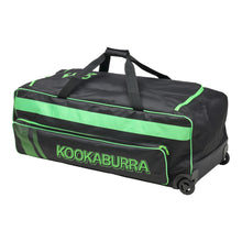 Load image into Gallery viewer, Kookaburra Pro 1.0 Wheelie Bag- Black Lime