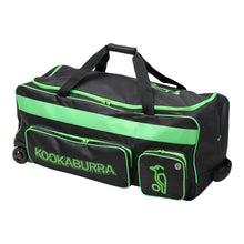 Load image into Gallery viewer, Kookaburra Pro 3.0 Wheelie Bag- Black and Lime