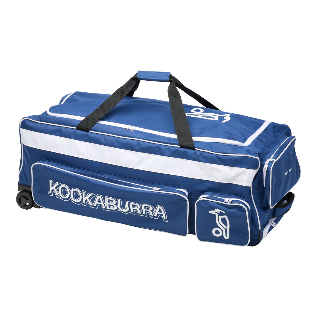 Kookaburra Pro 1.0 Wheelie Bag- Navy & White