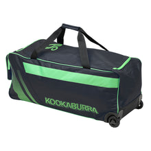 Load image into Gallery viewer, Kookaburra Pro 2.0 Wheelie Bag- Black and Lime
