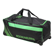 Load image into Gallery viewer, Kookaburra Pro 3.0 Wheelie Bag- Black and Lime
