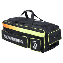 Load image into Gallery viewer, Kookaburra cricket bag pro2 black and yellow 
