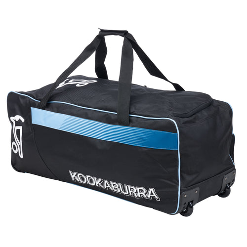 Kookaburra pro 3 cricket bag black and blue 