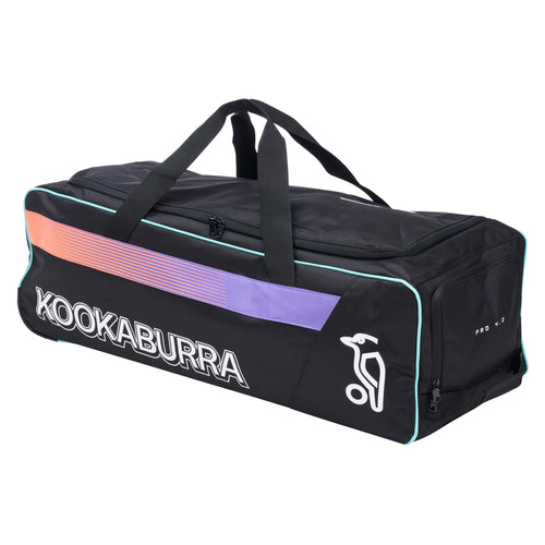 Kookaburra cricket bag pro 4 black aqua