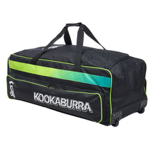 Load image into Gallery viewer, Kookaburra cricket bag pro 1 black lime 
