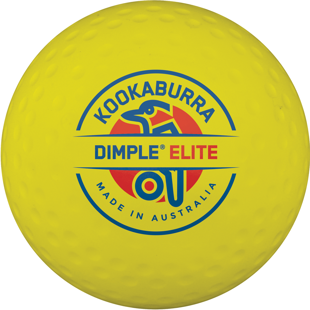 Kookaburra Dimple Elite Yellow Hockey Ball